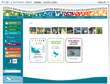 Tablet Screenshot of escolanaturabanyoles.org